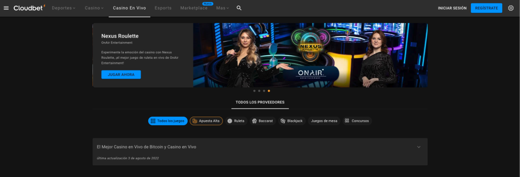 Casino Cloudbet fiable